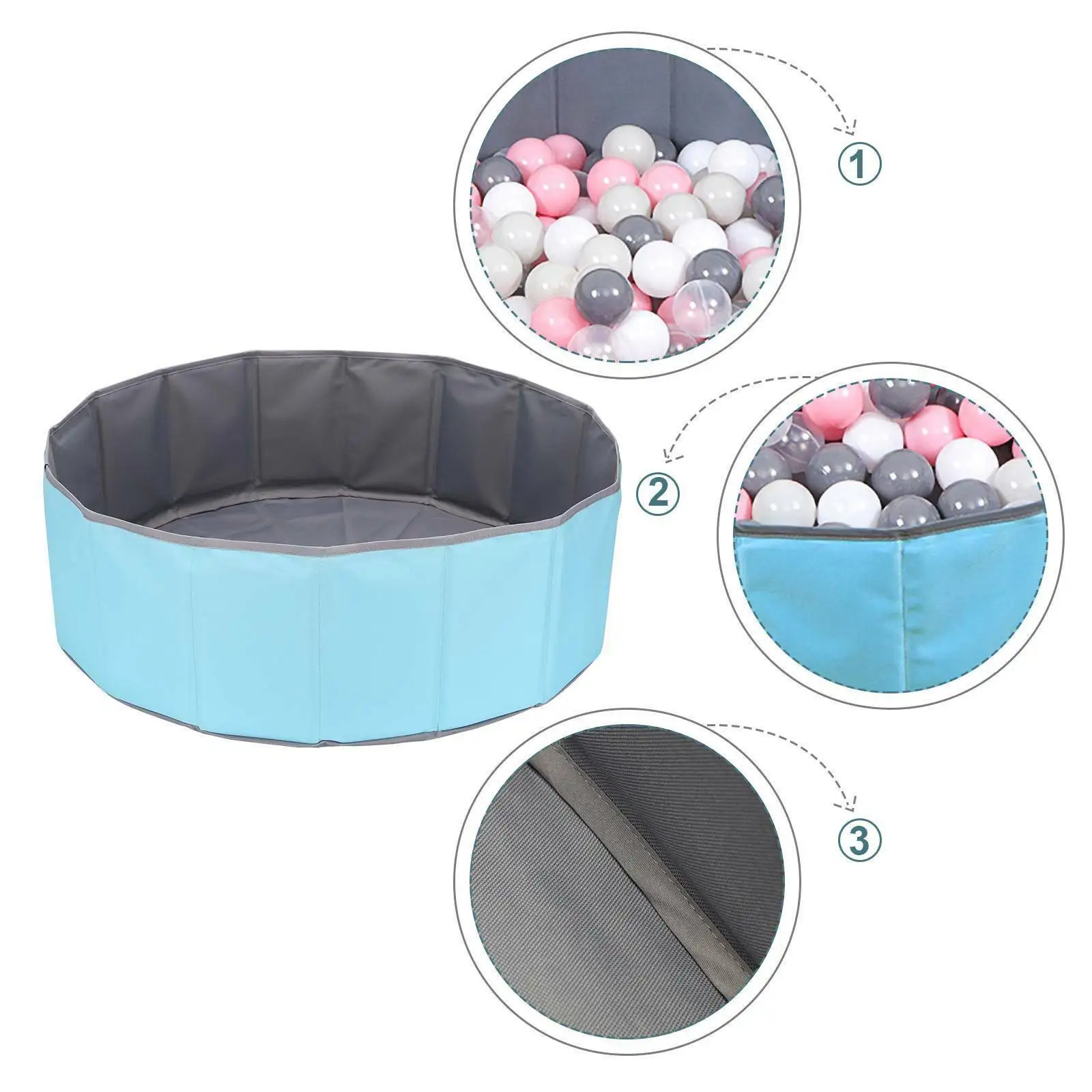 Kids Play Game Toy Tent Ocean Ball Pit Pool Children Baby Indoor Easy Foldable Balls Not Included Room Decor Baby Girl Gift