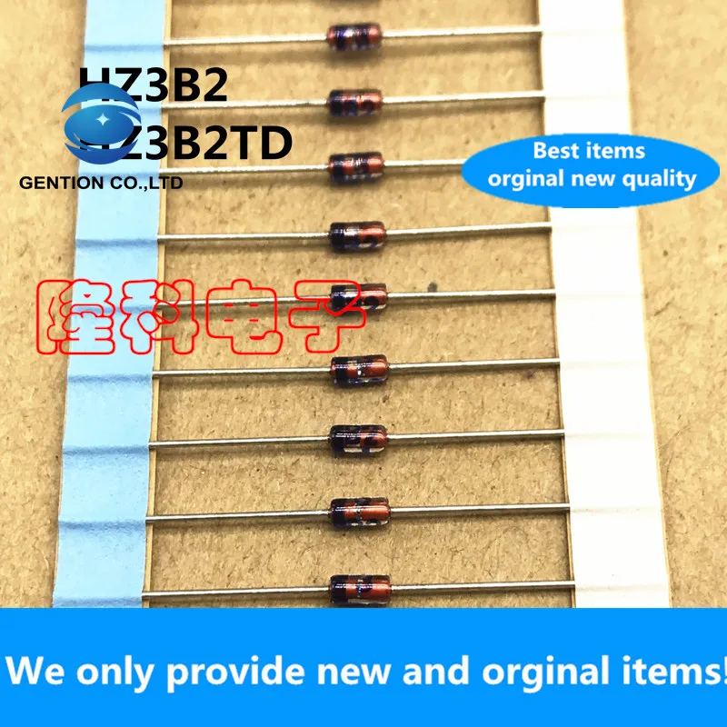 30PCS 100% New original best HZ3B2 regulator tube 3V 2.9V 3.1V DO-35 imported from Japan HZ3B2TD 0.5W in stock real photo