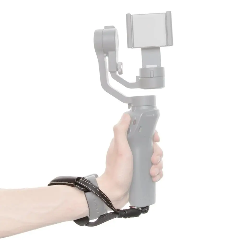 PU Leather Lanyard Rope Wrist Strap For DJI Osmo Mobile 4 3 Zhiyun Smooth Handheld Gimbal With 1/4 Screw For DSLR Camera Holder