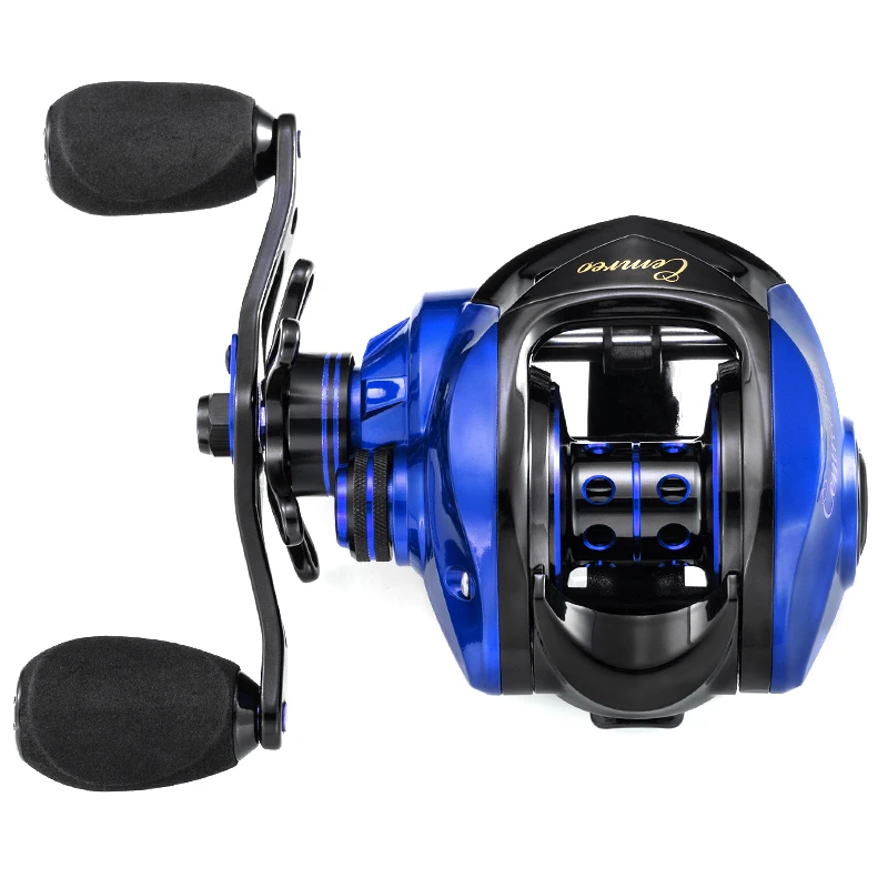 CEMREO Brand Bait Casting Reel Dual Brake System Baitcasting Fishing Reel 17+1 BB Drag 8kg Lure Fishing Gear DM120