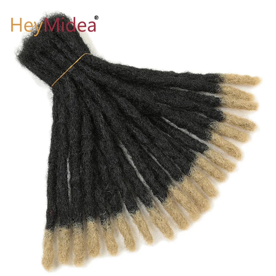 Dreadlocks Sintéticos de 10 Pulgadas para Crochet, Trenzas Hechas a Mano, Estilo Hip-Hop para Hombres y Mujeres, Extensiones Ombre 6