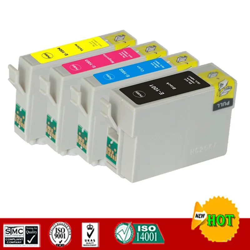 Compatible ink cartridge for T1001 T1001 - T1004 for Epson Stylus SX510W office B40W B1100 BX310FN BX600FW /BX610FW SX515W etc.