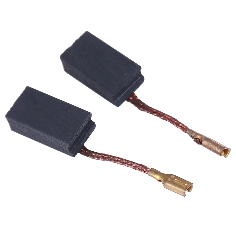 Imagen 6: Piezas de repuesto para amoladora angular, cepillos de carbono de 6mm x 15mm x 9mm, 2 unidades por lote