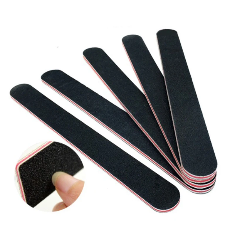 Nail Set Art Sand Files Buffer Sponge Block Brush Nail File Kit With Cuticle Nipper Professional Nail File UV Gel Polish Tools