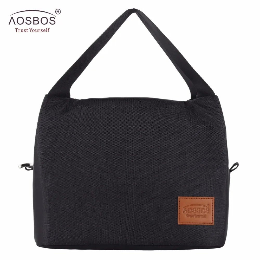 Aosbos 2019 Brand Thermal Insulated Lunch Bags Keep Food Fresh Lunch Box Bag Picnic Travel Storage for Women Kids Tote Handbag