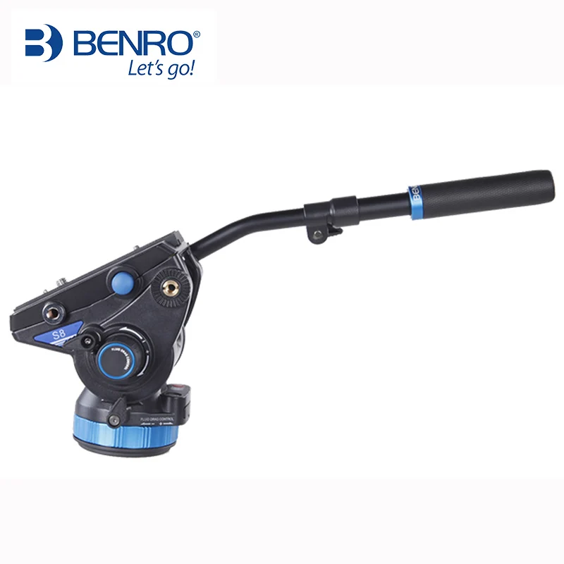 Benro S8 camera Video Heads Aluminum Hydraulic Head For Video Tripod For Bird Watching EU duty free