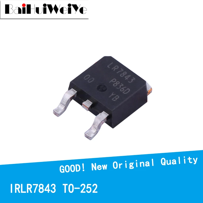 10PCS/LOT IRLR7843 LR7843 TO-252  IRLR7843 SMD TO252 FET MOSFET 30V 161A New Original Good Quality Chipset