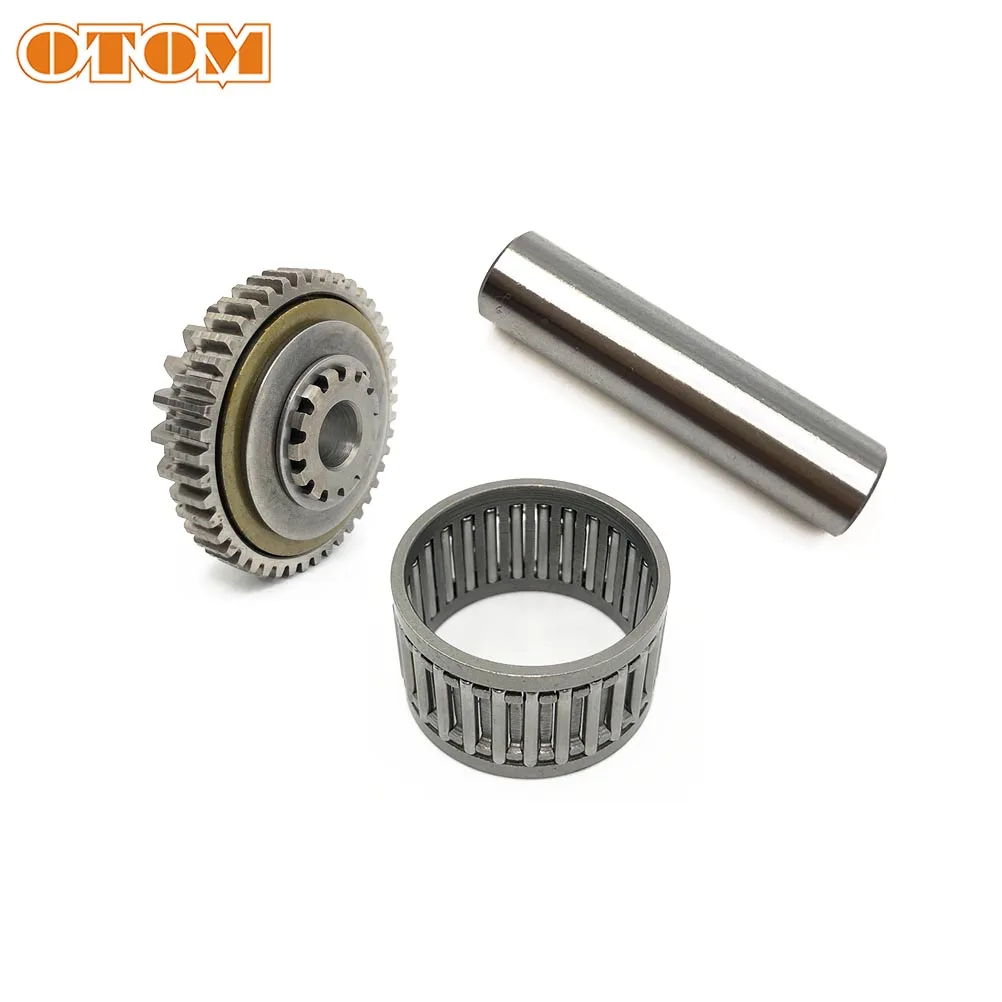 OTOM NC450 Parts Start Overrunning Clutch Kit Motorcycle Engine Electric Starter Plate Double Gear Needle Bearing For ZONGSHEN