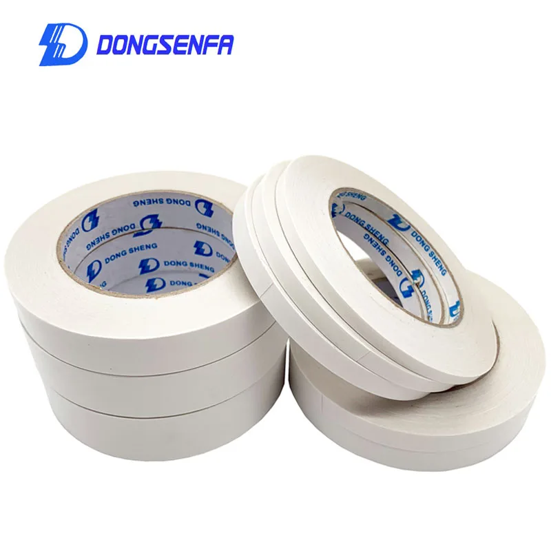 DONGSENFA 1Roll/50Yard Super Strong Double Sided Adhesive Tape High Quality Double Faced Powerful Tape For Mounting Fixing