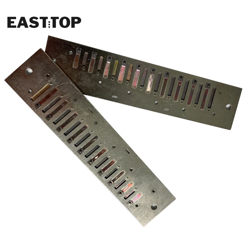 EASTTOP T10-40 Reedplates With Screw Accessories For 10 Hole 40 Tone Harmonica Musical Instruments Parts