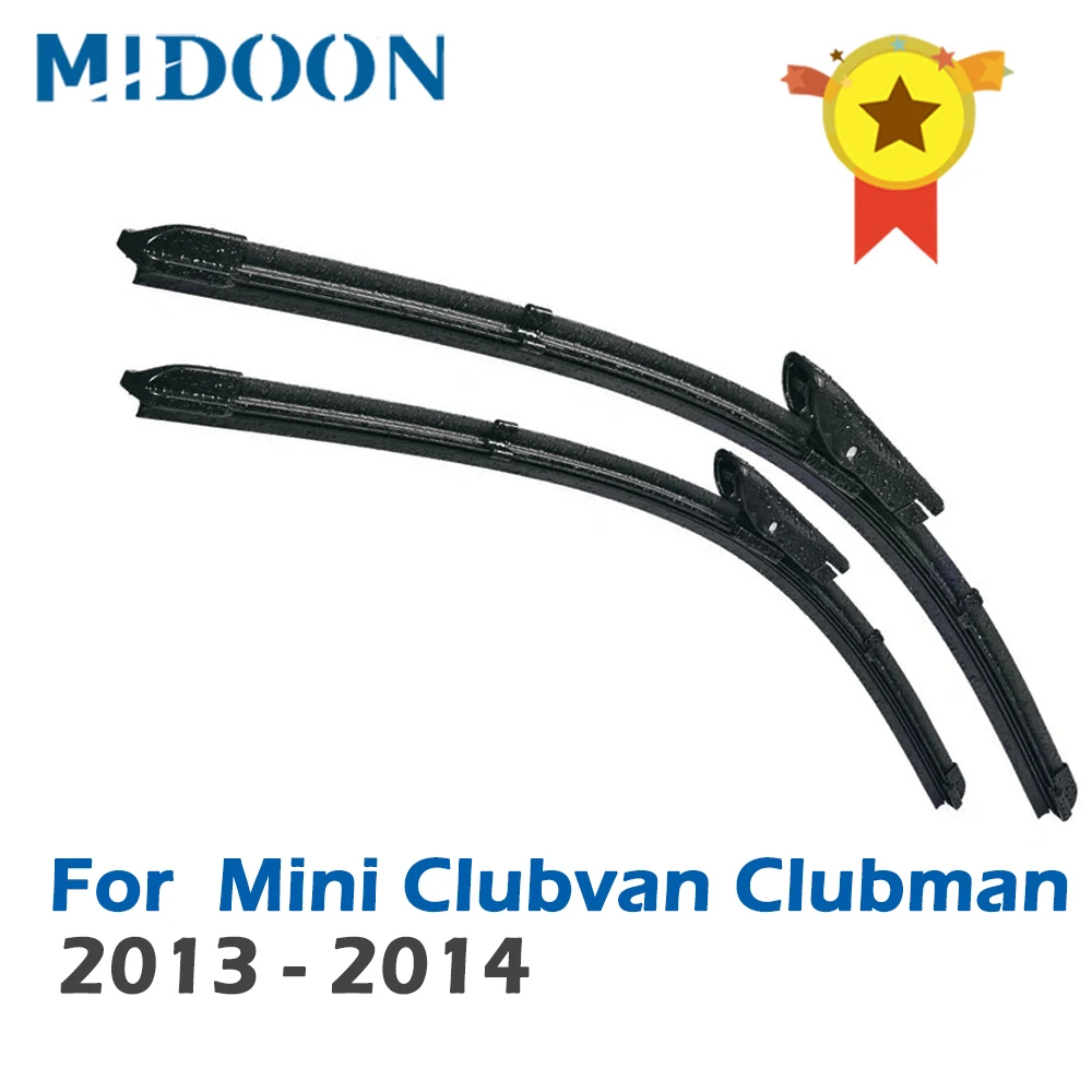 MIDOON Wiper Front Wiper Blades For Mini Clubvan Clubman R55 2013 2014 Windshield Windscreen Front Window 19