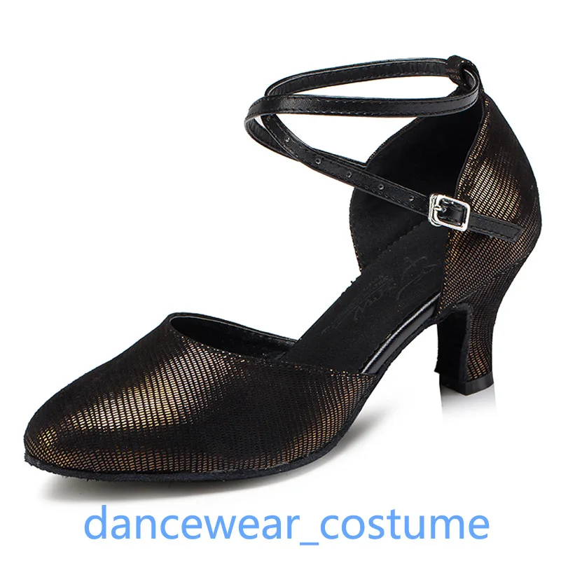 

New Ladies Girls Professional Party Ballroom Latin Tango Modern Jazz Rumba Samba Dance Salsa Heels Sandals Shoes US5-9 Black