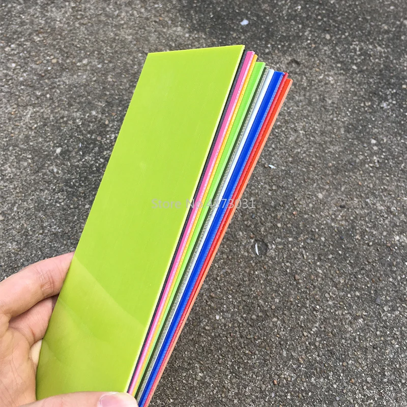 1 peça diy faca haste acessórios material 180*80mm g10 lidar com espaçador material fazendo material 1mm de espessura