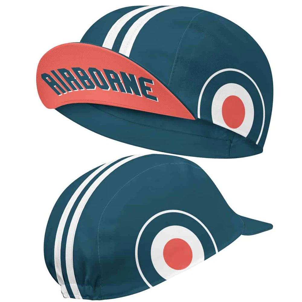 New MerNew Airborne Cool Cycling Cap Bike Hat One Size Fits Most Can Customize