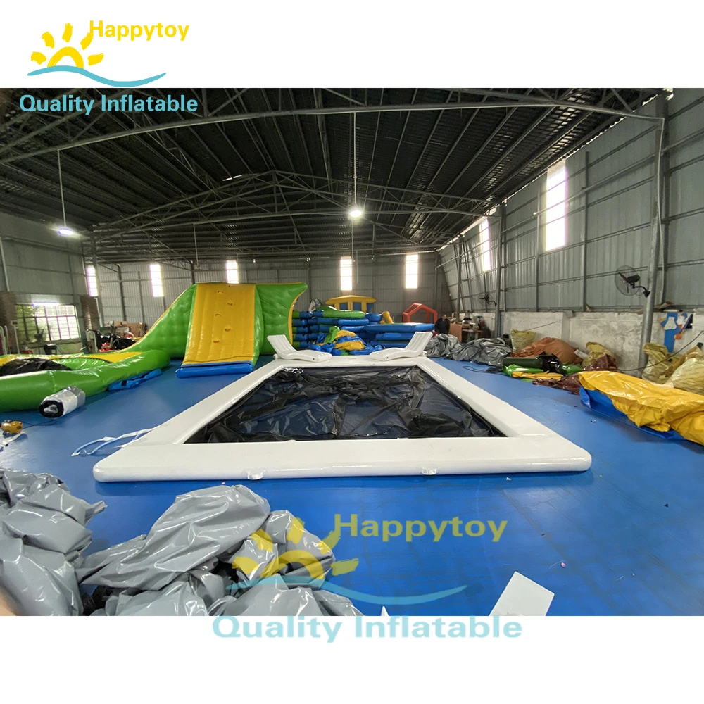 

Custom Size Inflatable Sea Water Pool For Yacht Mat Floating Inflatable Boat Swimming