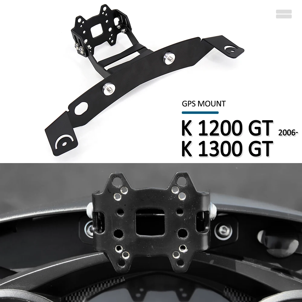 New K 1200 GT For BMW K1200GT 2006- Motorcycle windshield Stand Holder Phone Mobile Phone GPS Navigation Plate Bracket K1300GT