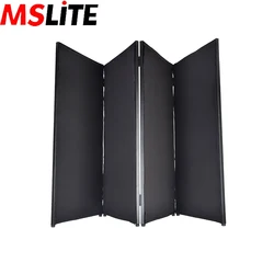 DJ Event Black Scrim Metal Frame Booth Foldable Exhibition Display Stand