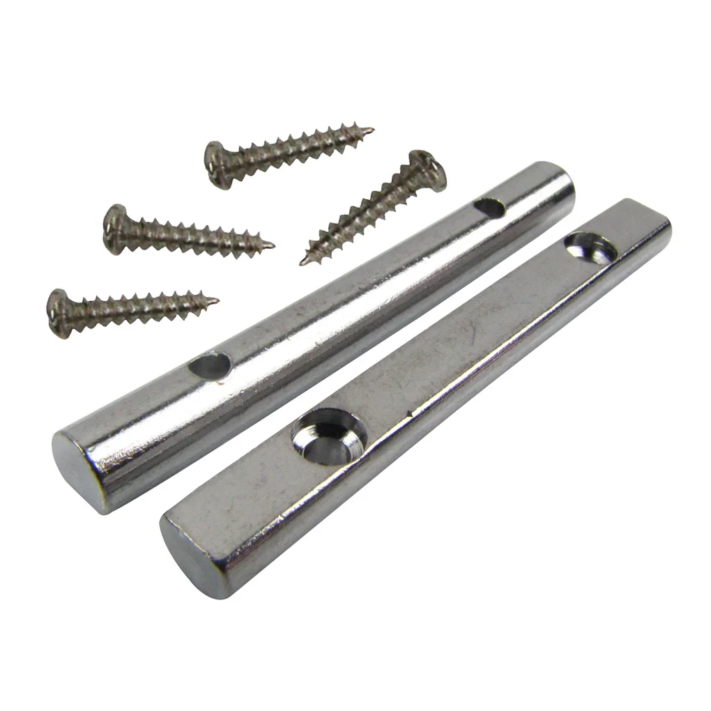 FLEOR Pair of Guitar String Retainer Tension Bar Tree Guide 48mm with Mounting Screws