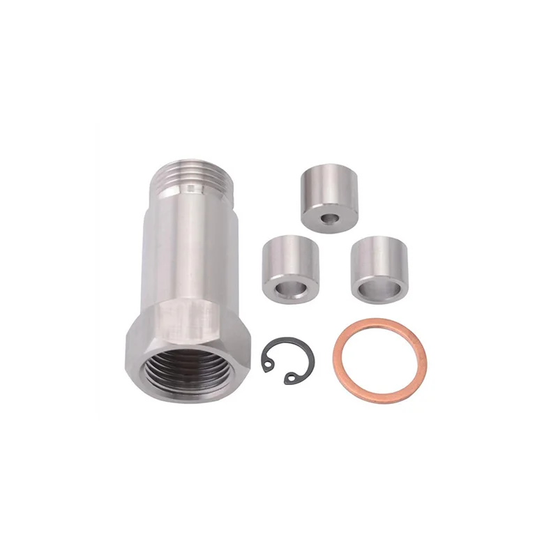 Adaptador de extensión de espaciador de Sensor de oxígeno Universal M18x1.5, conector CEL Fix con junta, accesorios para coche