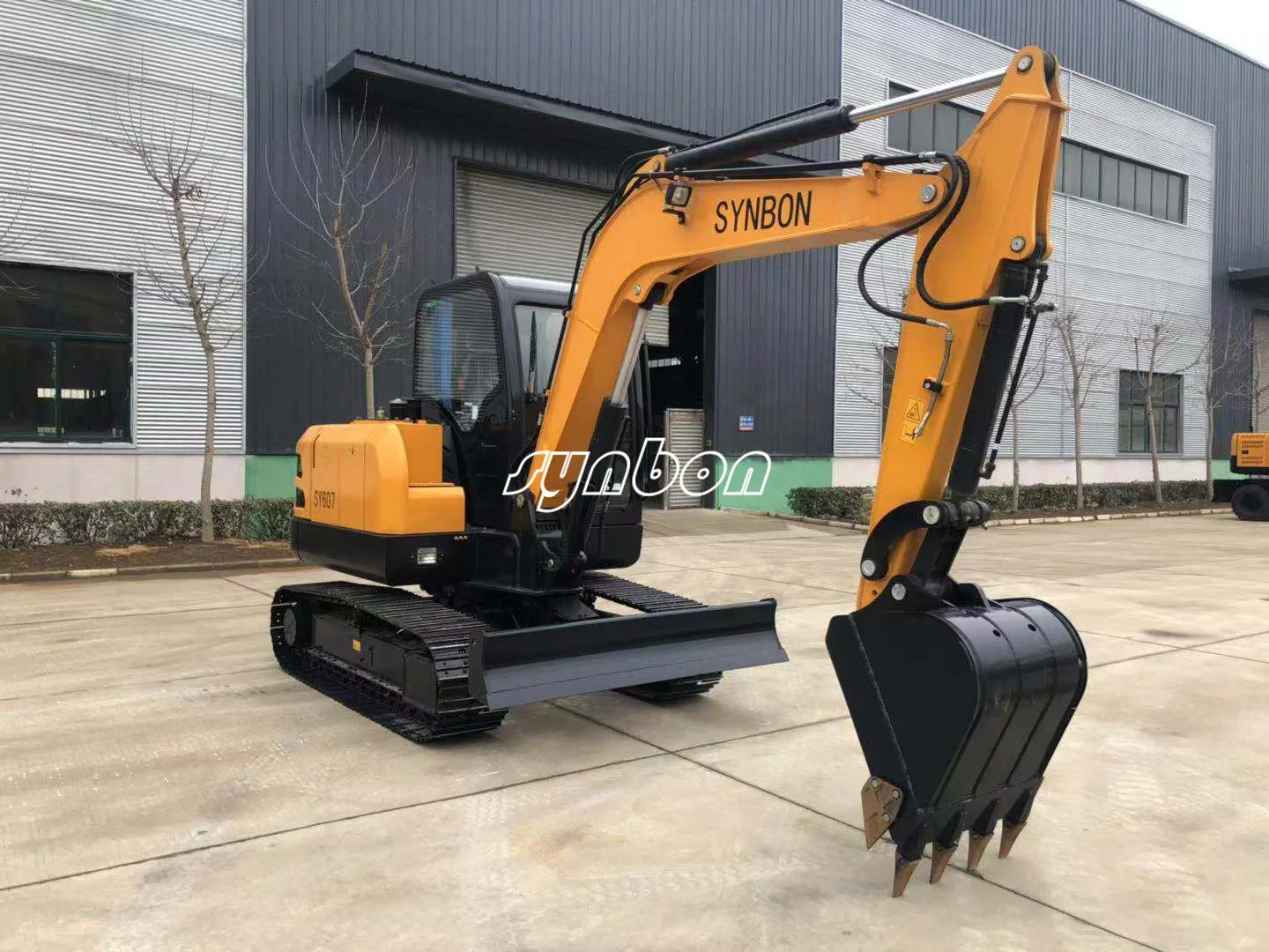 SYNBON Farm Digger Machine Power And Hydraulic System Crawler Excavator