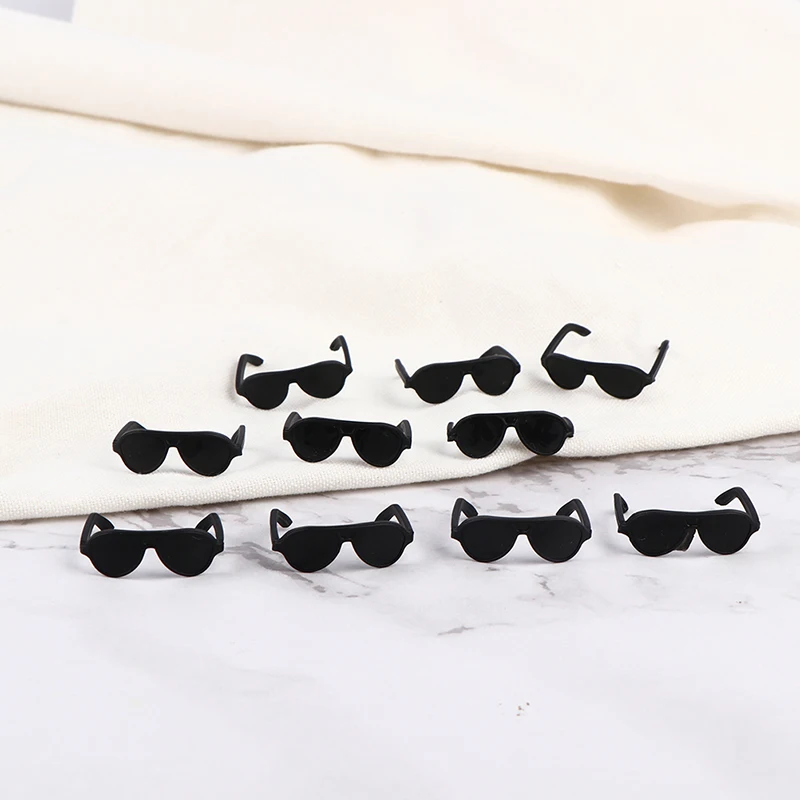 Fashion Round Frame Lensless Retro Cool Doll Glasses For Doll  Round Frame No Lens Retro Cool Doll Glasses