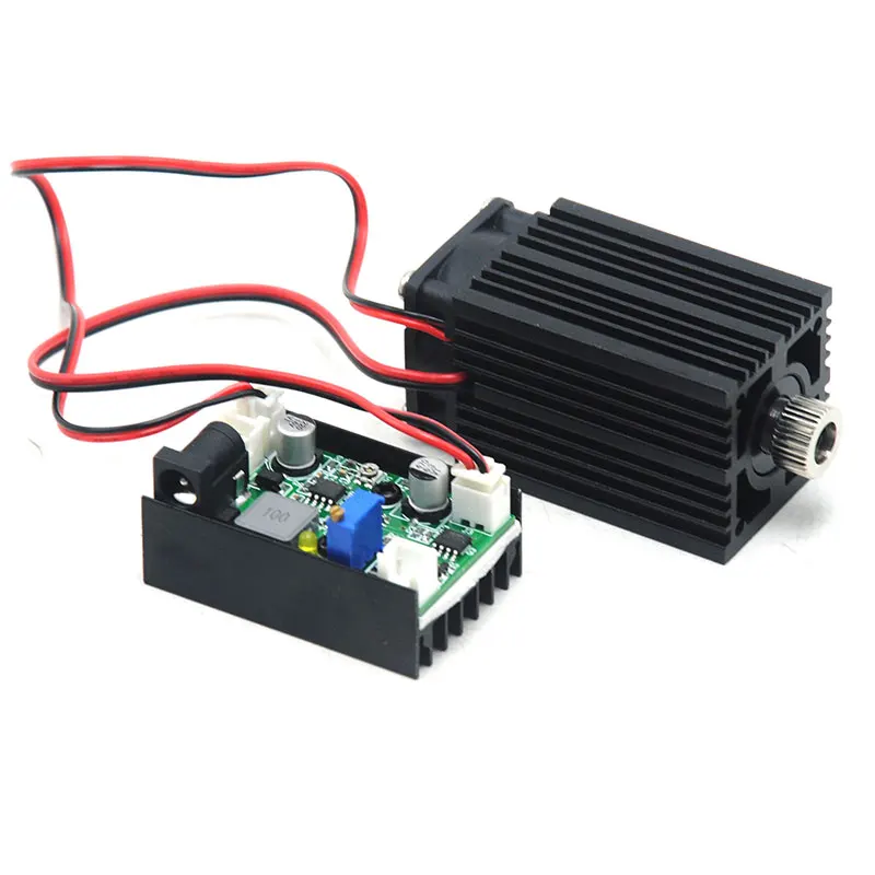 532nm 100 mw groene laserdiodemodule Focusseerbare kop Dot Positioneringslichten 12V Driver TTL