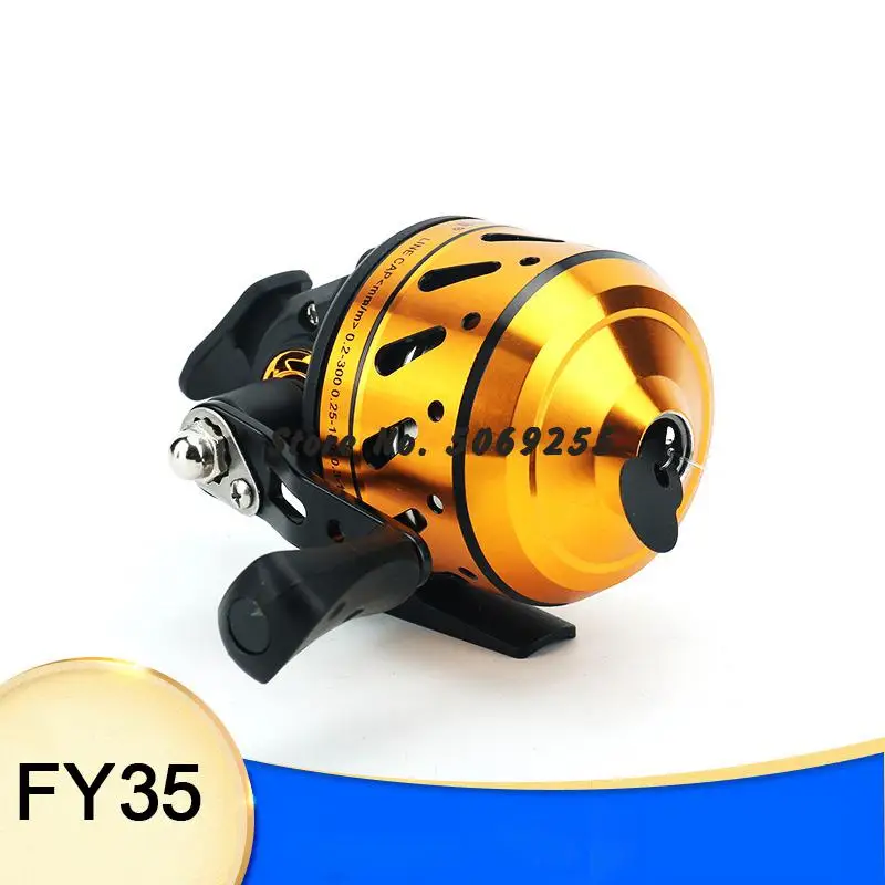 

Fy35 Slingshot Fishing Reel 5+1bb Closed Metal Wheel Interchangeable Left/right Hands Outdoor Bow Hunting Fishing