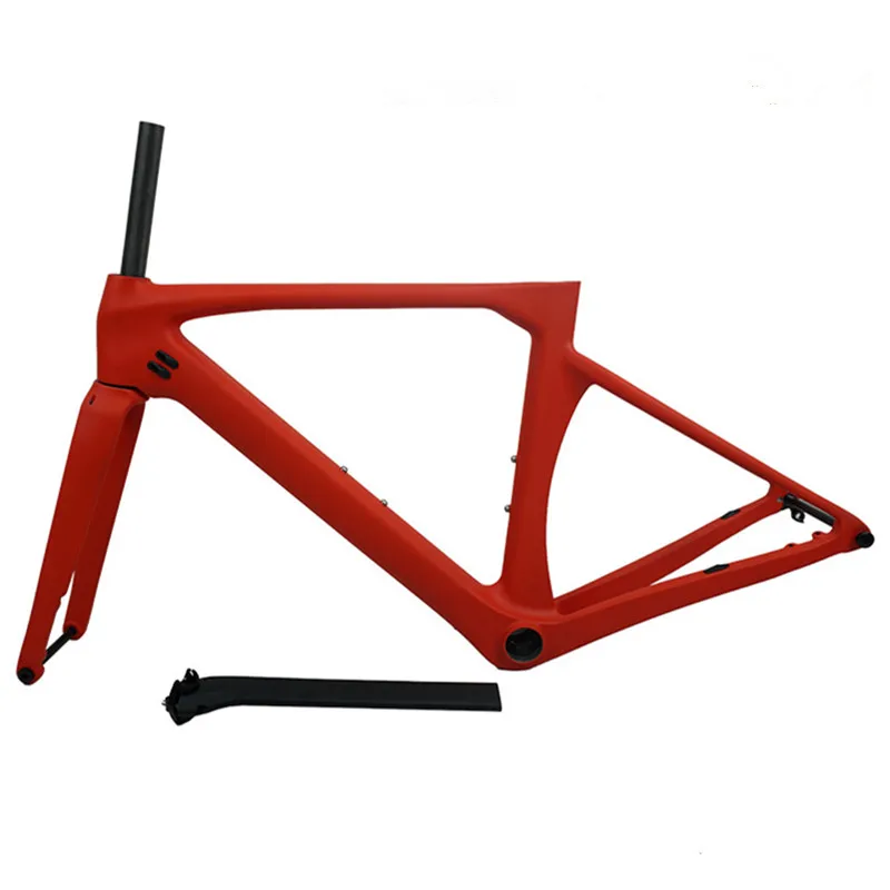 Tideace T1000 Full Carbon Fiber Bicycle T47 Road Racing Bike Frameset Disc Brake Frame Max 28C Tires