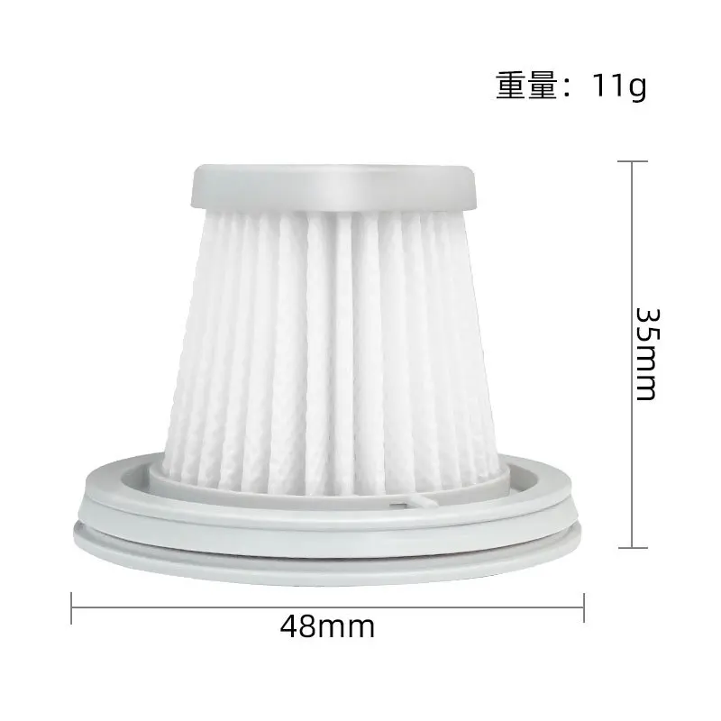 Casa carro mini peças de reposição pacote sem fio kits hepa filtro para xiaomi mijia ssxcq01xy portátil handheld aspirador pó