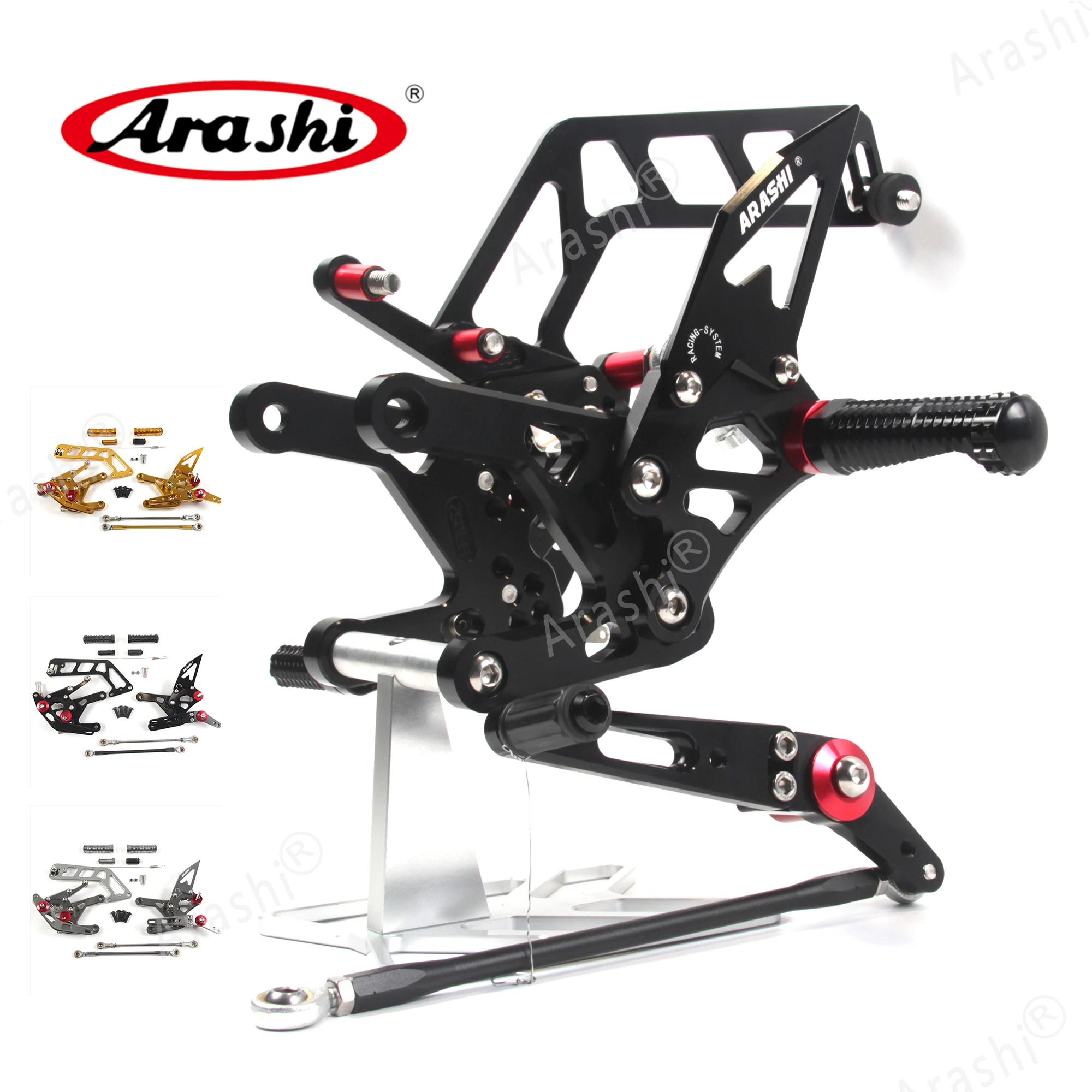 

Arashi MT10 FZ10 2016 2017 2018 2019 2020 2021 CNC Adjustable Footrest Rear Sets Rearset Foot Pedals For YAMAHA MT 10 FZ 10