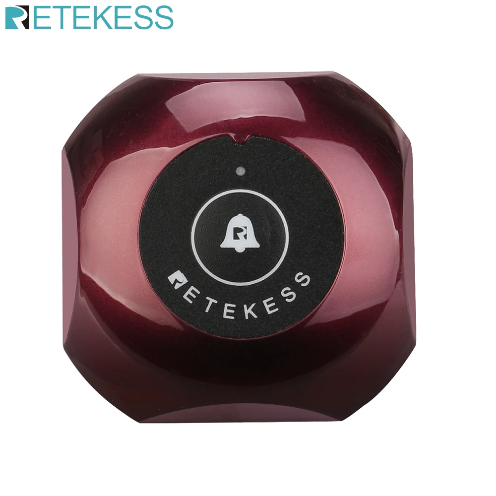 Retekess TD013 Call Bell Button Pager Wireless Waiter Calling System For Restaurant Catering Cafe Bar Hotel Customer Service