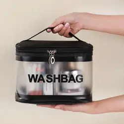 Bolsa cosmética portátil para mulheres, bolsa de viagem feminina, impermeável, grande capacidade, caixa de armazenamento, moda, maquiagem, higiene pessoal, organizador, novo, 2022