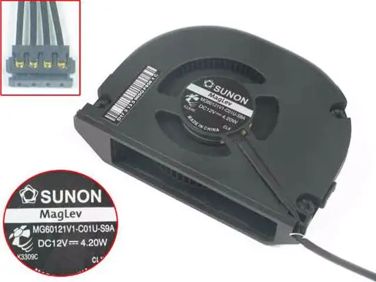 

SUNON MG60121V1-C01U-S9A DC 12V 4.20W Server Cooling Fan