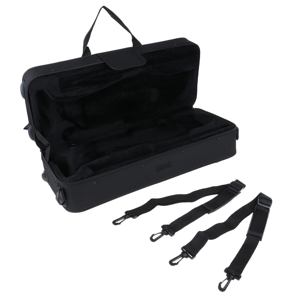 Portable Musical Trumpet Hard Case Big Bag Black for Trumpeter