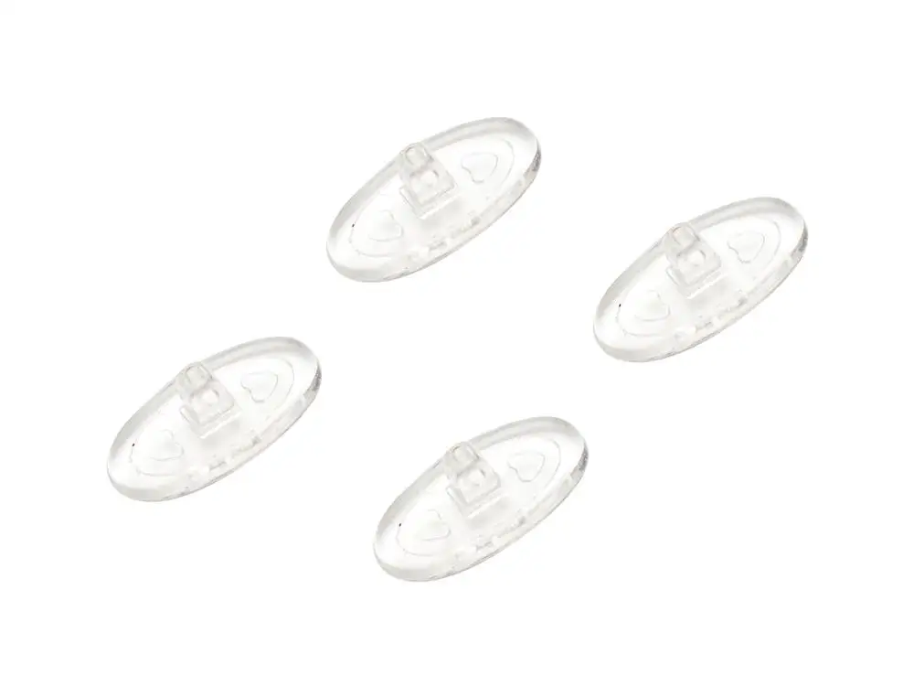 Glintbay Crystal Clear 2 Pairs 100% Precise-Fit Rubber Nose Pads for Tailend OO4088 Sunglasses