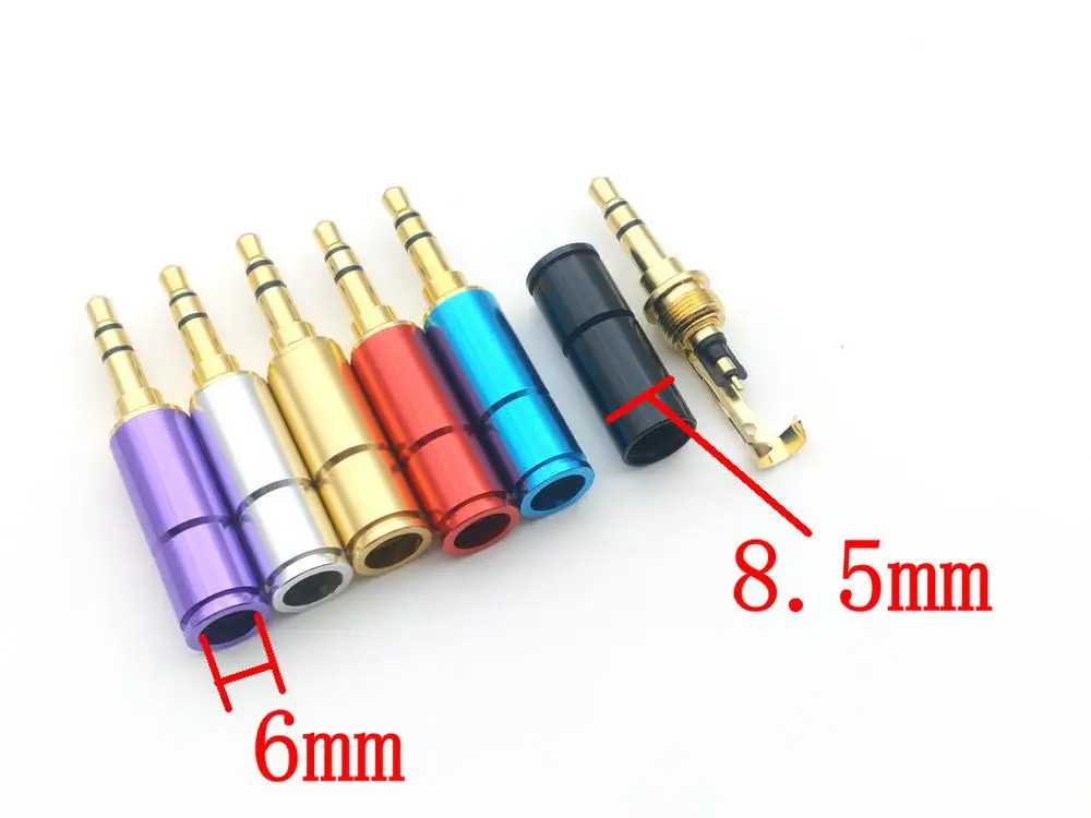 

high quality 3.5mm stereo Audio Male Plug Jack Connector adapter solder