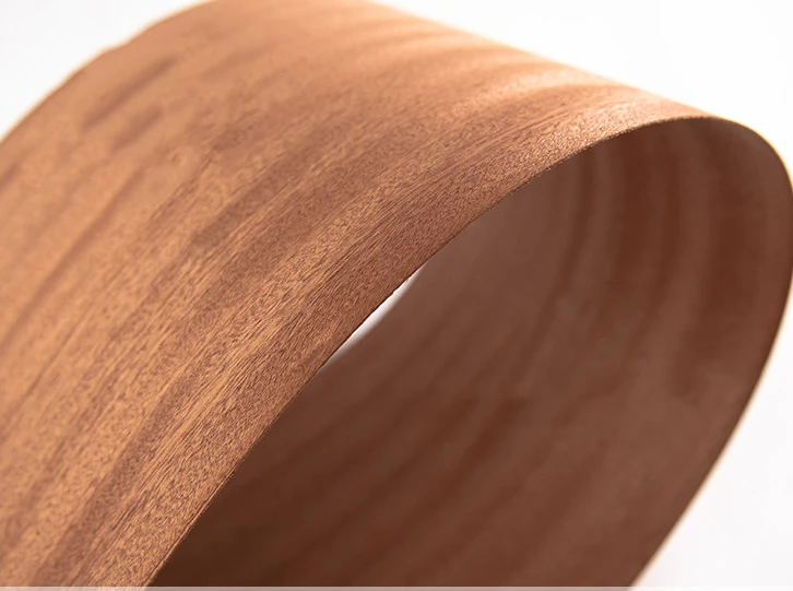 Natural Genuine Wood Slice Veneer 1mm 1.2mm 2mm 3mm Black Walnut Cherry Sapele Sycamore