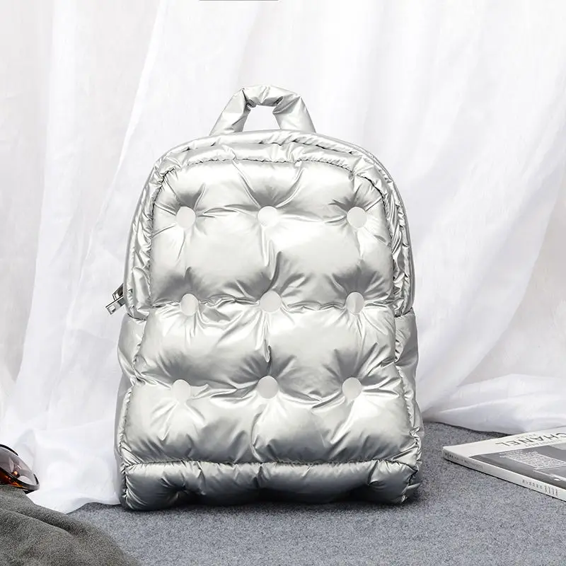 2022 New Women Winter Space Cotton Computer Backpack Notebook Unisex Large Capacity School Bag Waterproof Business Bagpack