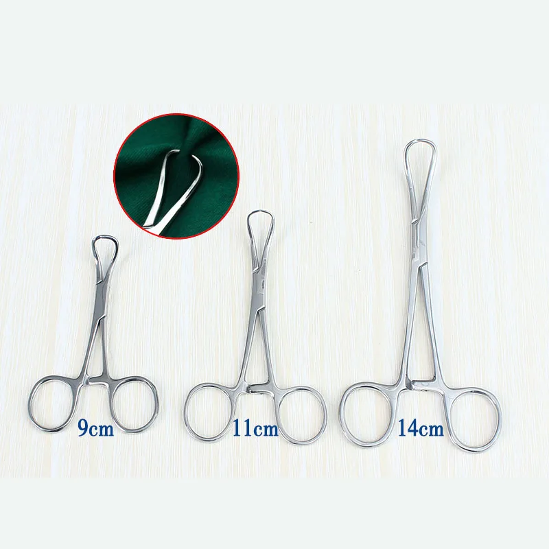 

Shanghai boutique towel pliers towel pliers doctors lift towel pliers pointed chuck clamp hole towel pliers cloth towel pliers