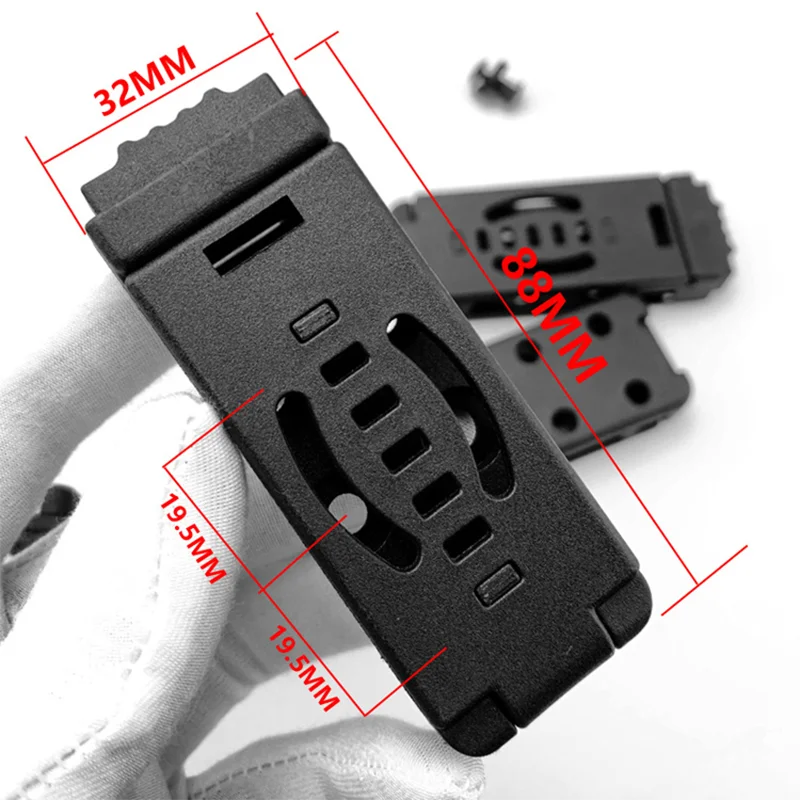 1Pc K Kydex Knife Scabbard Waist Belt Clip Sheath Back Clamp Outdoor Camp Portable Tool Fixed Carrying Kit Knife Diy Making Tool
