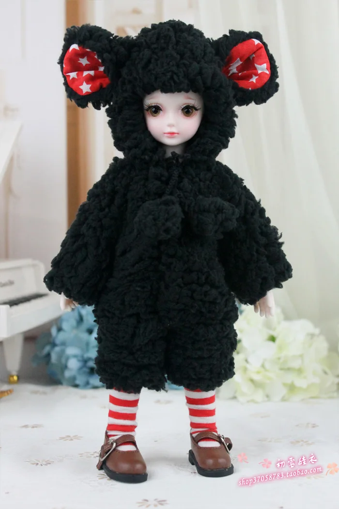 1/6 1/4  BJD clothing Accessories doll Cute pajamas coat + Socks for BJD/SD YOSD MSD,not include doll,wig and other E2544