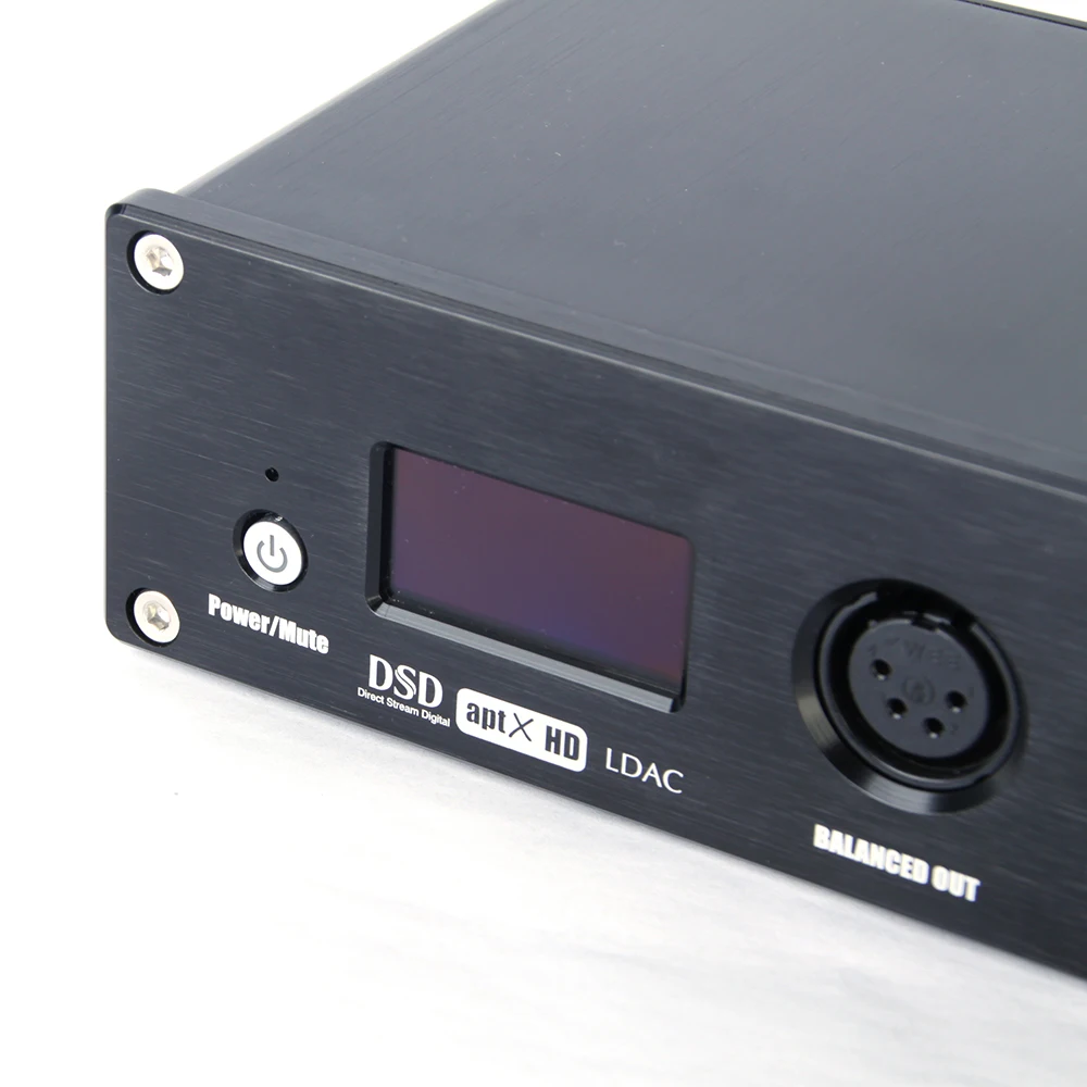 Haafee เครื่องขยายเสียงหูฟัง MI10 DAC ES9038Q2M คู่บลูทูธ5.1 APTX-HD LDAC DSD512 DOP USB SPDIF I2S โคแอกเซียลแสง