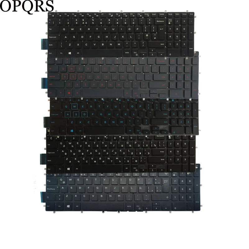 

For Dell G3 3590 3579 3779 3593 G5 5500 G7 7588 7570 7580 7587 Russian RU/UK/US/Spanish SP/Latin LA/Brazil BR laptop Keyboard