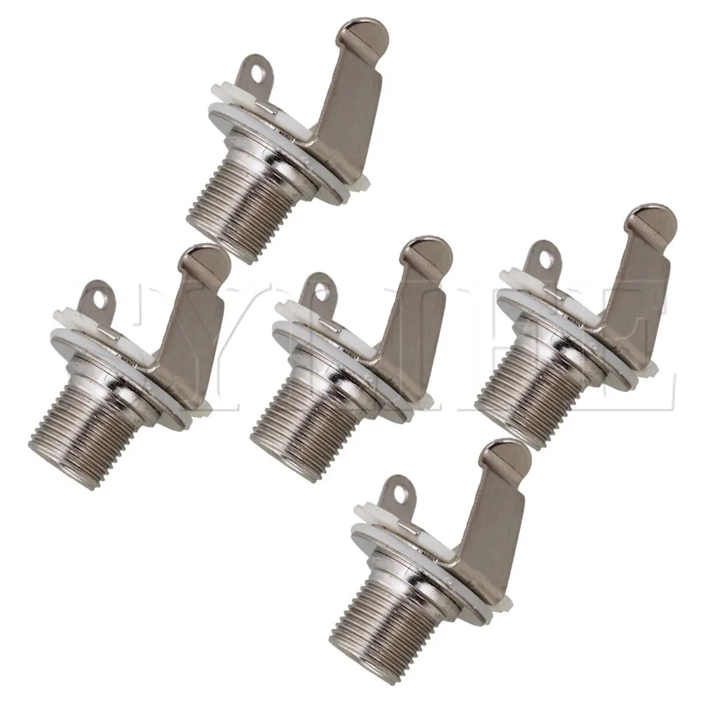 10x Mono 1/4 Jack-aansluiting voor GITAARplaat