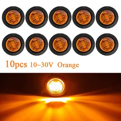 Feu de position latéral LED DRL 12V 24V pour voiture, camion, remorque, camion, feu de frein arrière de Bus, lampe d'avertissement de voiture, clignotant
