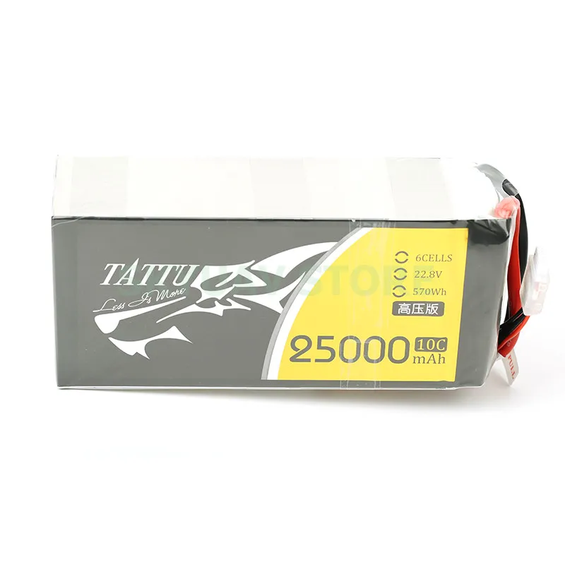 NEW Tattu 22.8V 10C 6S 25000mAh LiPo Battery with XT90S Plug for Agricultural UAV