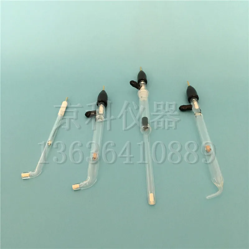 Luggin Capillary Electrochemistry L-type Ceramic Core Salt Bridge L Type Luggin-Haber Capillary for Reference Electrode