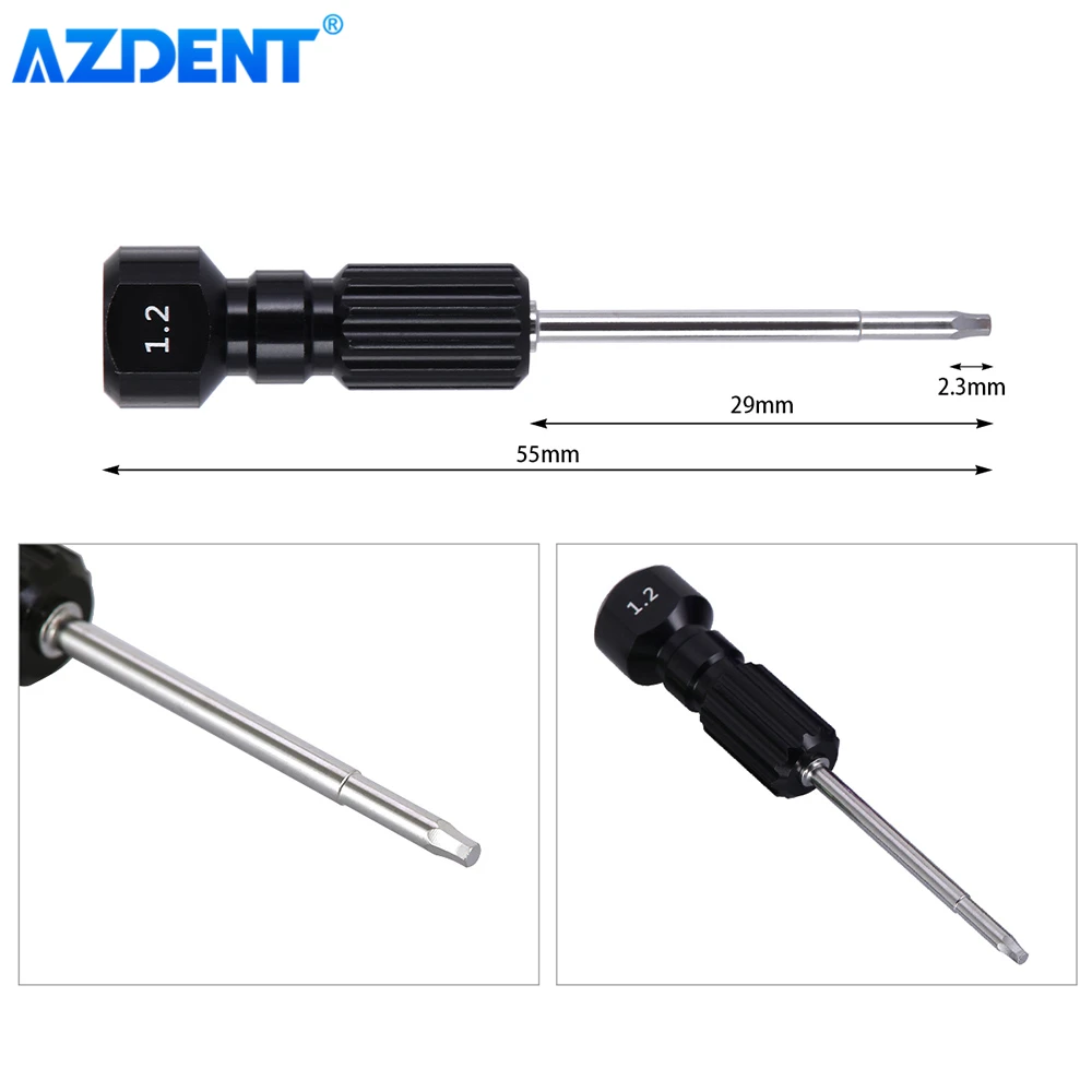 

AZDENT 1PC Dental Implant Screw Driver Abutment Dentistry Tools Kit Lab Micro Screwdriver for Dentist Implants Drilling Tool