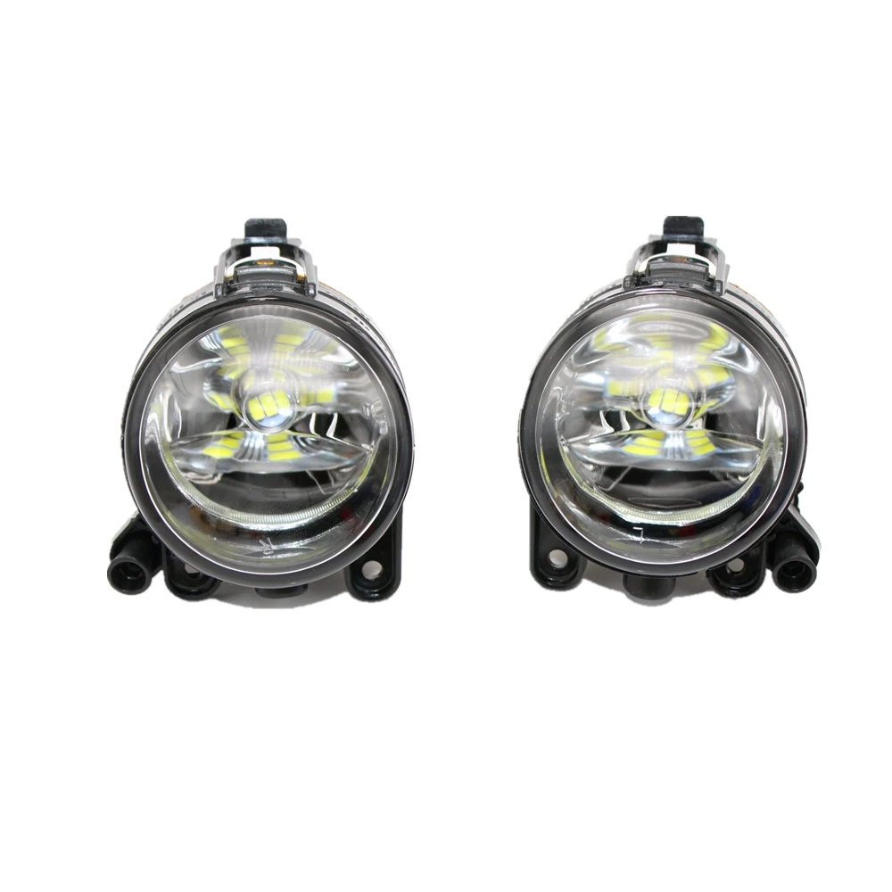 Whole Set Car Front LED Fog Light Light With Grille And Wire For VW Golf 5 A5 MK5 2004 2005 2006 2007 2008 2009