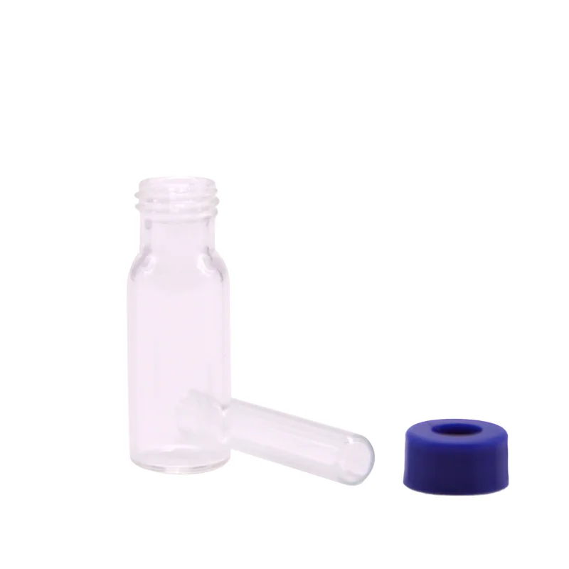 IKEME Autosampler 2Ml HPLC 9-425 Clear Borosilicate Glass Vial with Screw Cap High Temperature SterilizableEach Pack Contains100